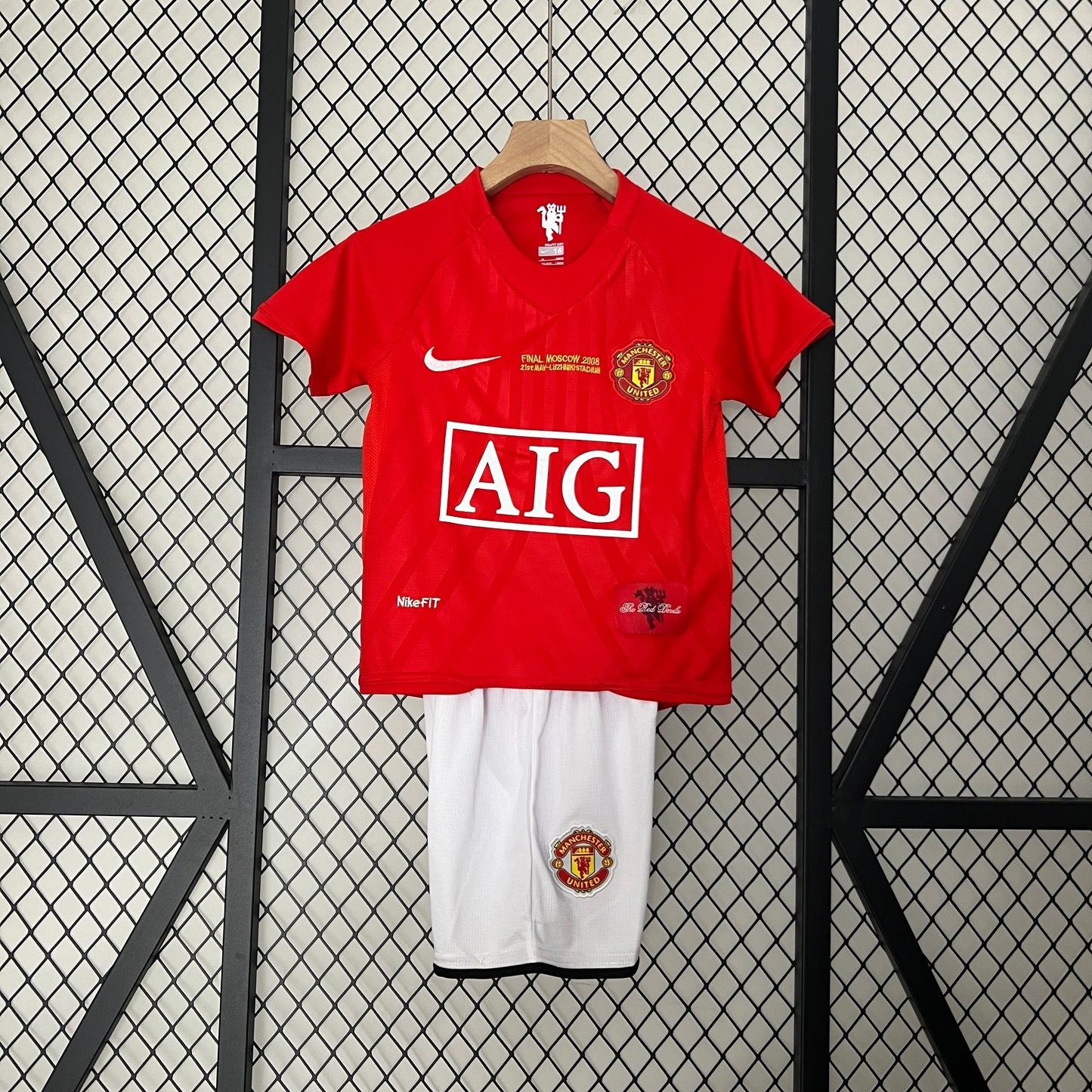 kids Manchester United 07/08 Champions League version home