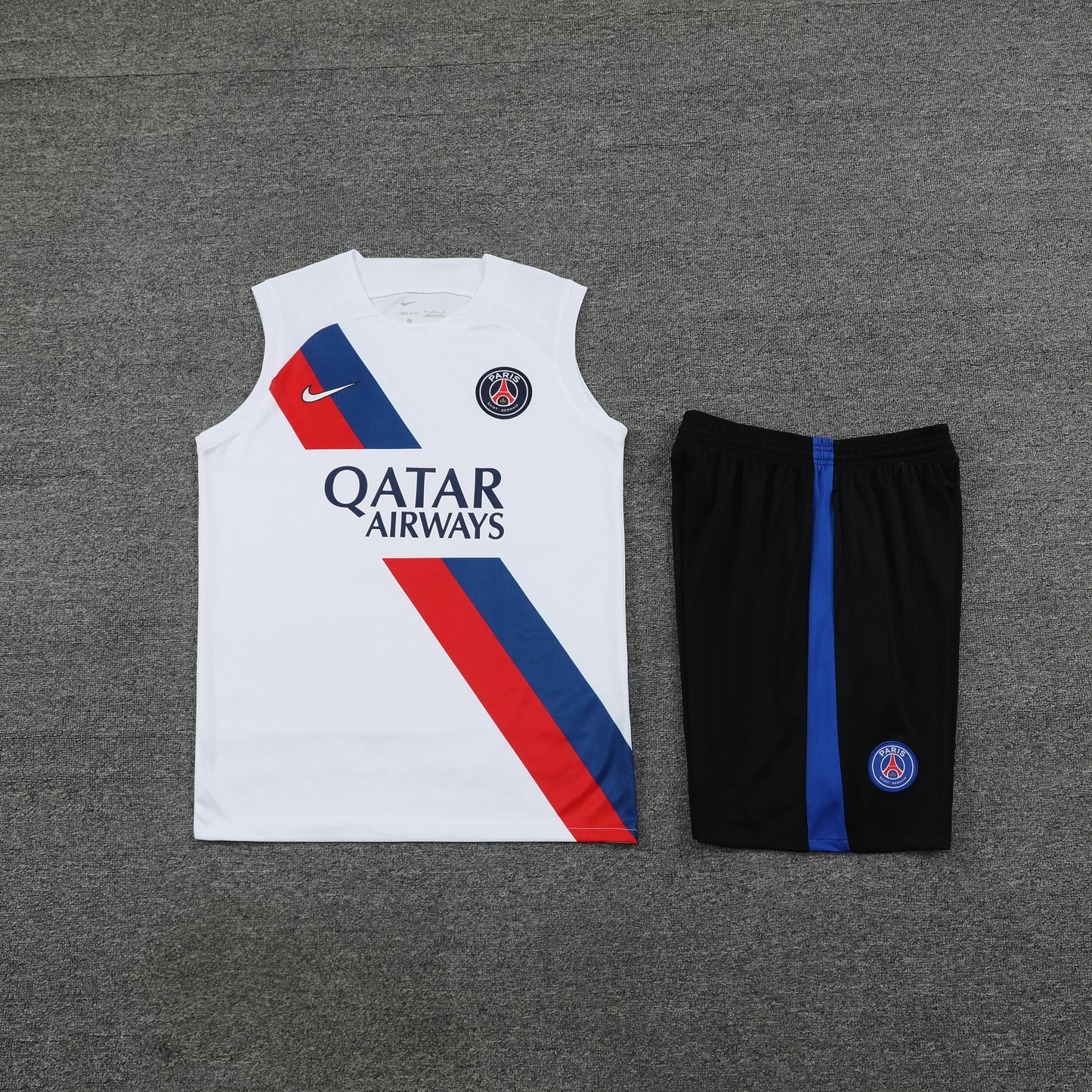 PSG Vest Set-White and Black