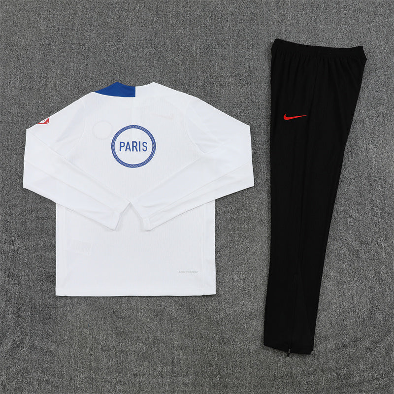 PSG Tracksuit-White and Black