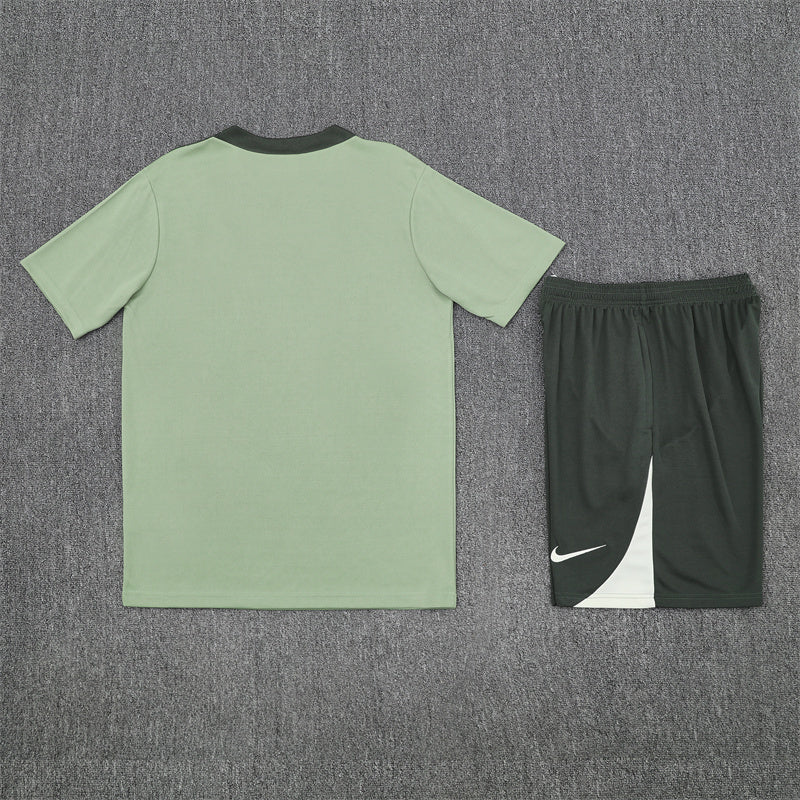 Chelsea Shorts Set-Green and Dark Green