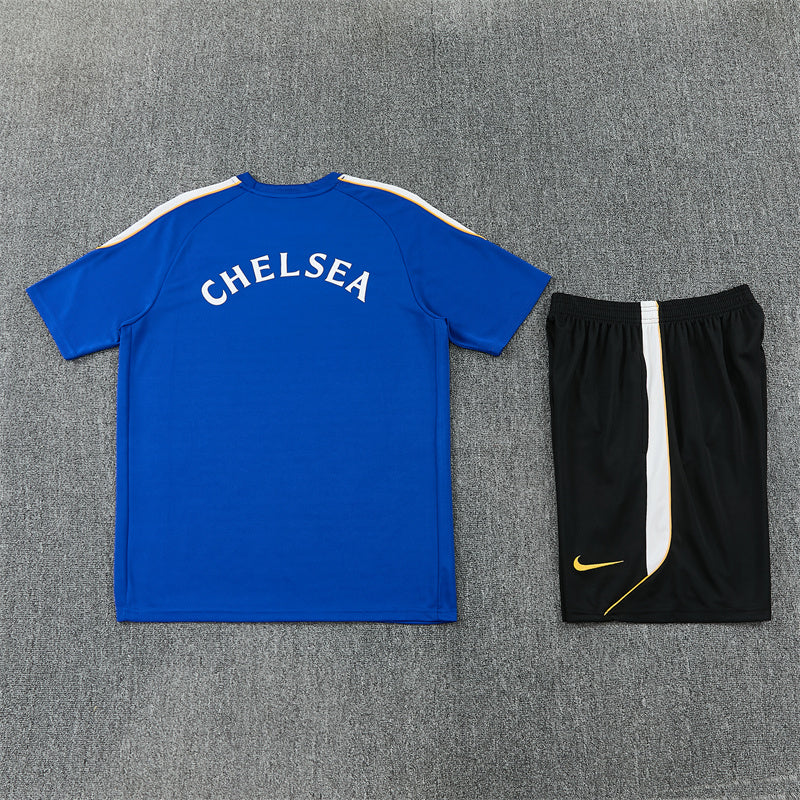 Chelsea Shorts Set-Dark Blue and Black