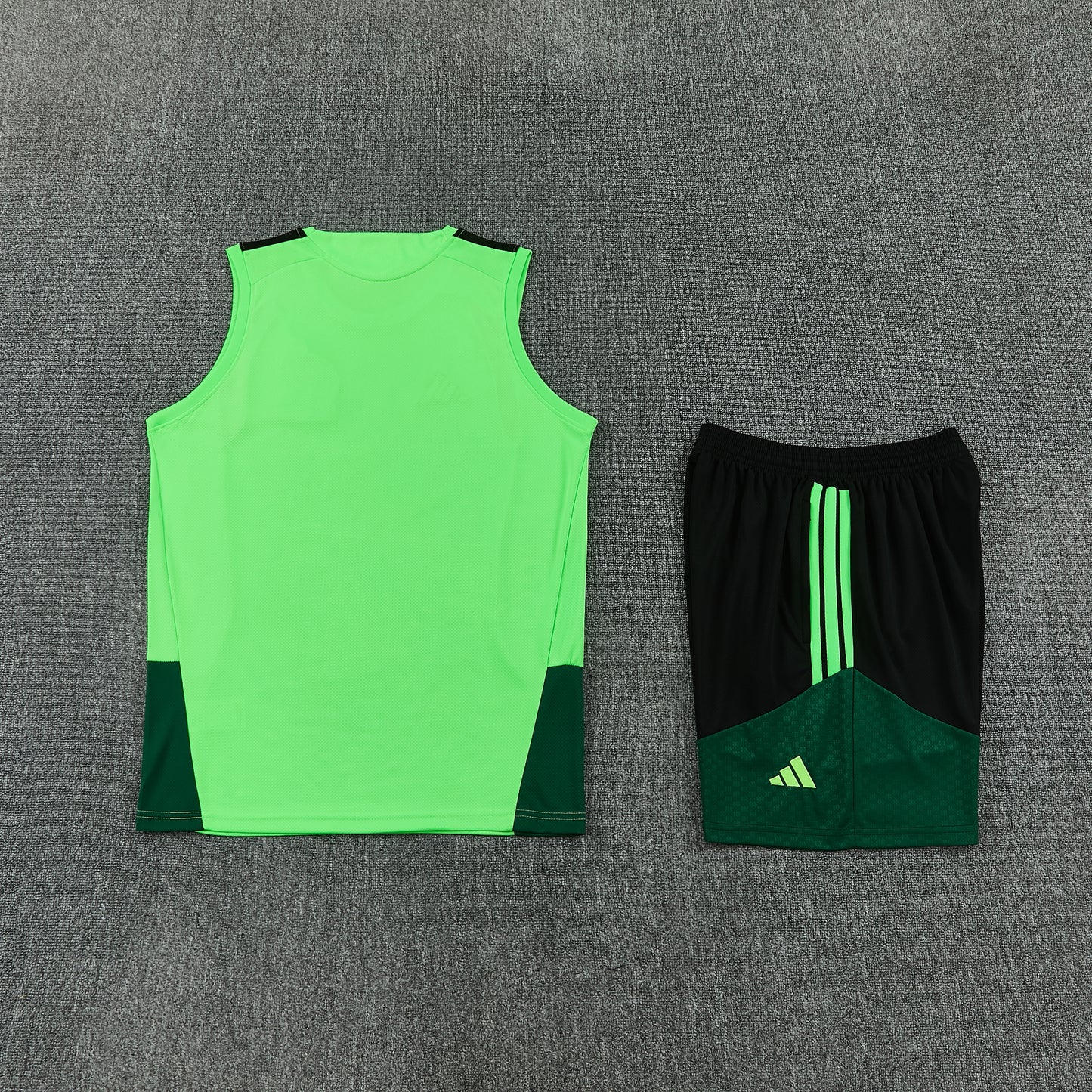 Mexico Vest Set-Green and Black