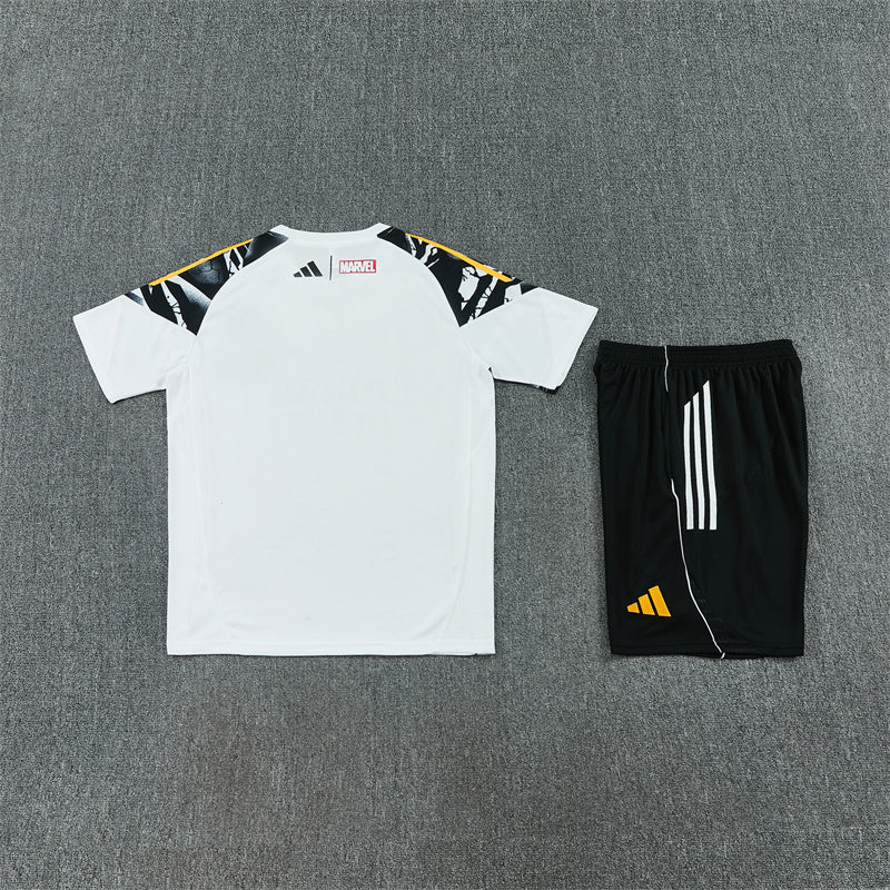 Real Madrid Shorts Set-White and Black