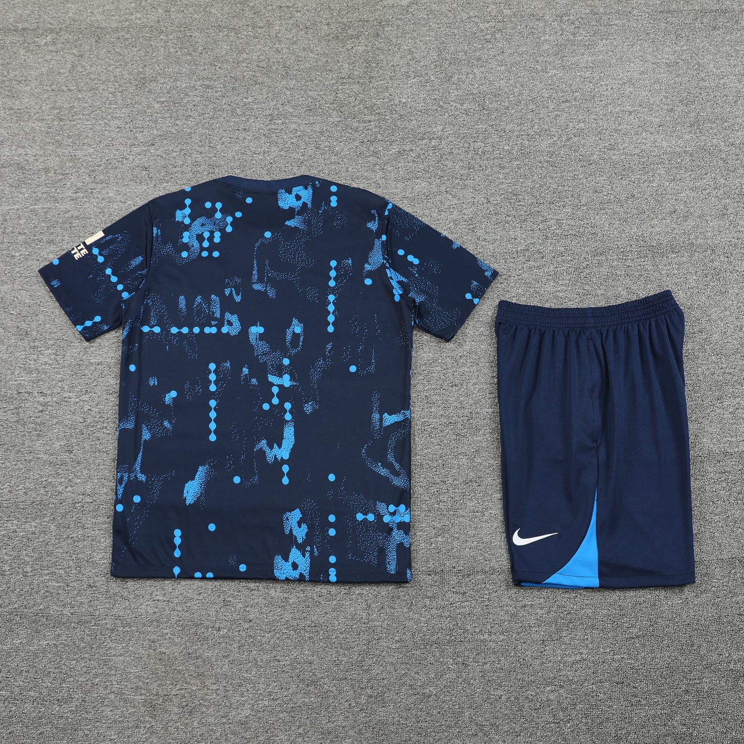 Chelsea Shorts Set-Blue and Navy Blue