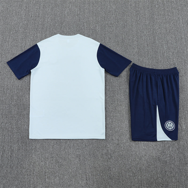 Inter Milan Shorts Set-Light Blue and Navy Blue