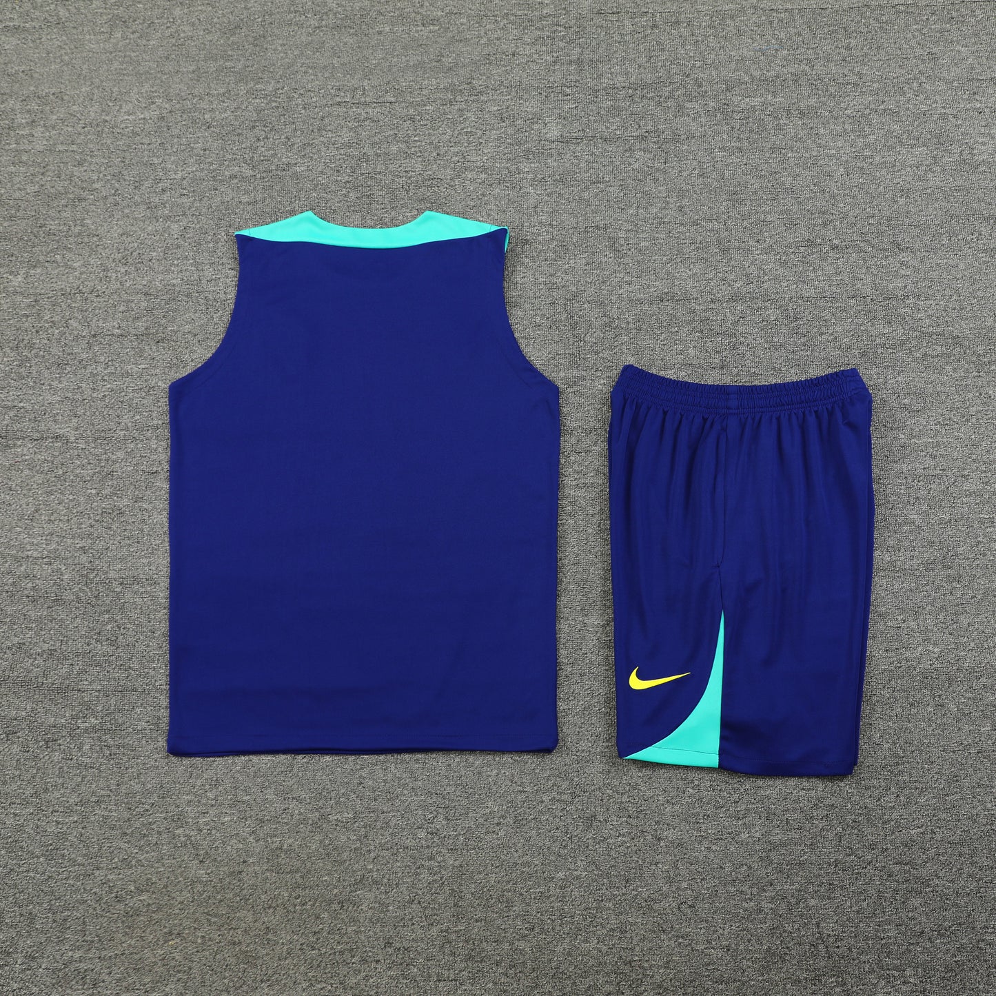 Brazil Vest Set-Dark Blue