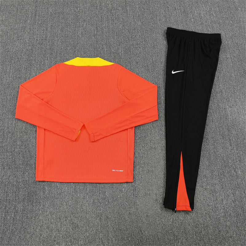 Brazil Tracksuit-Orange and Black