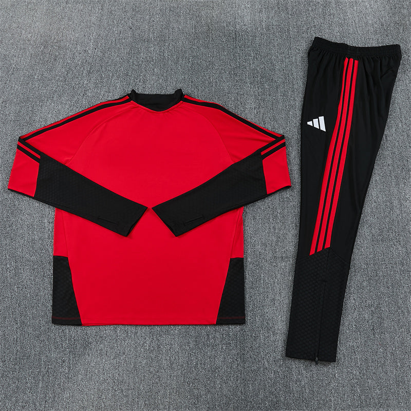 Manchester United Tracksuit-Red and Black