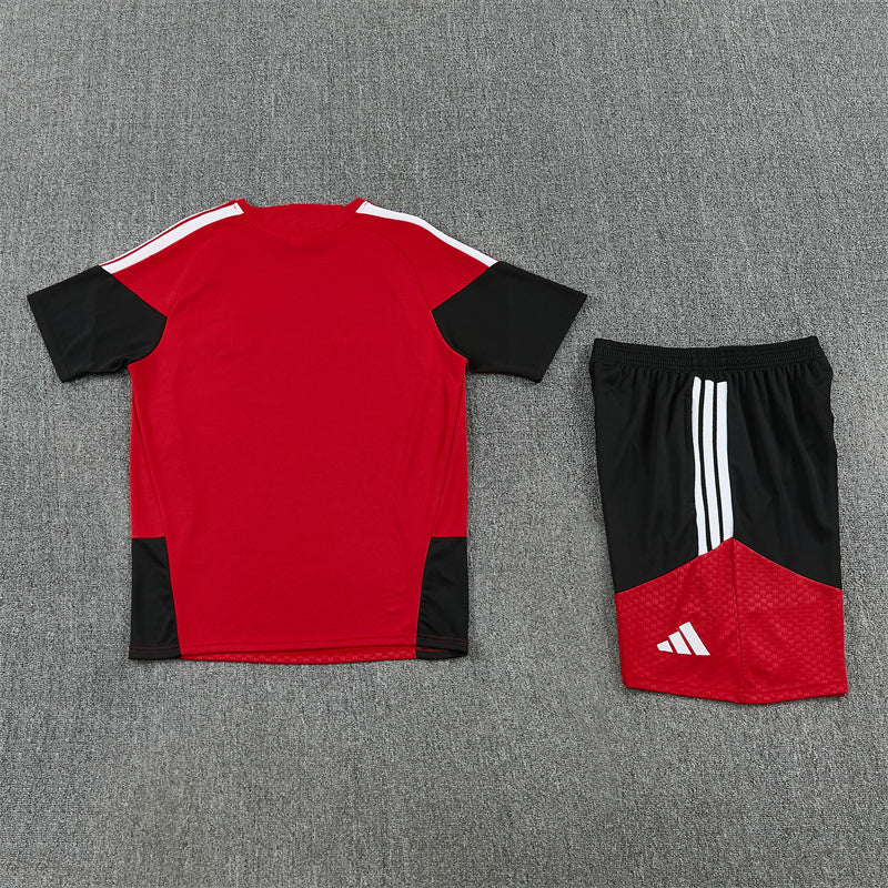 Germany Shorts Set-Red and Black