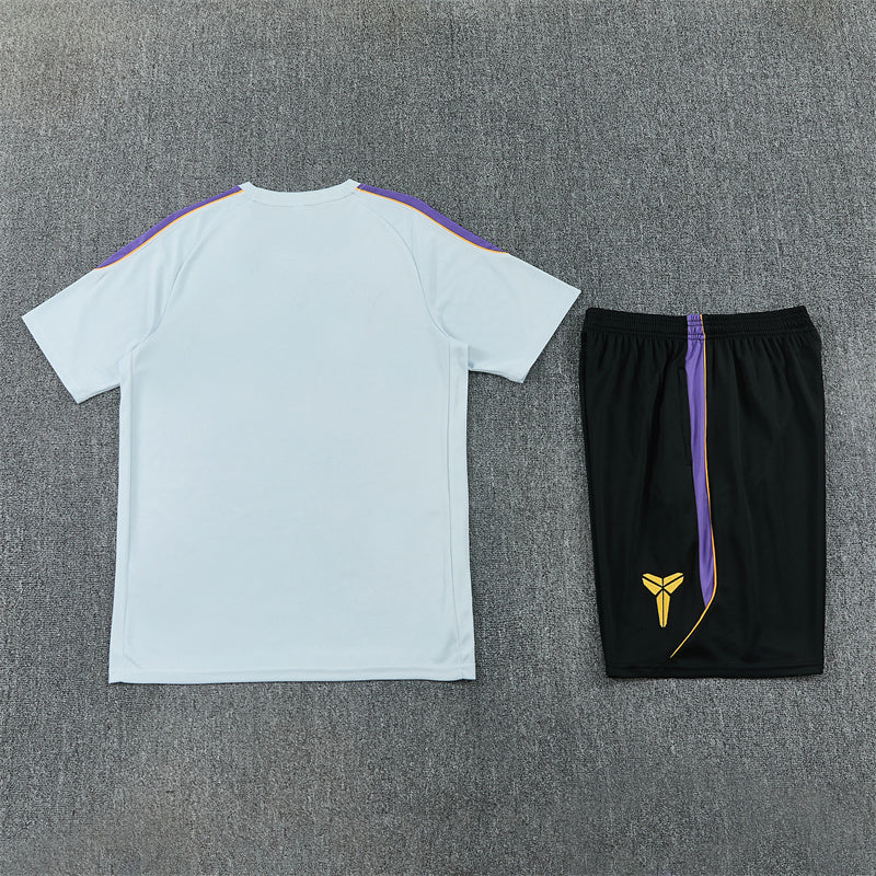 Barcelona Shorts Set-Light Blue and Black