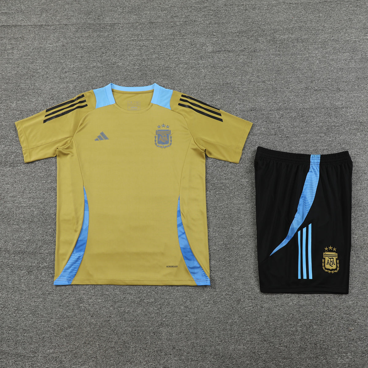 Argentina Shorts Set-Cream and Black