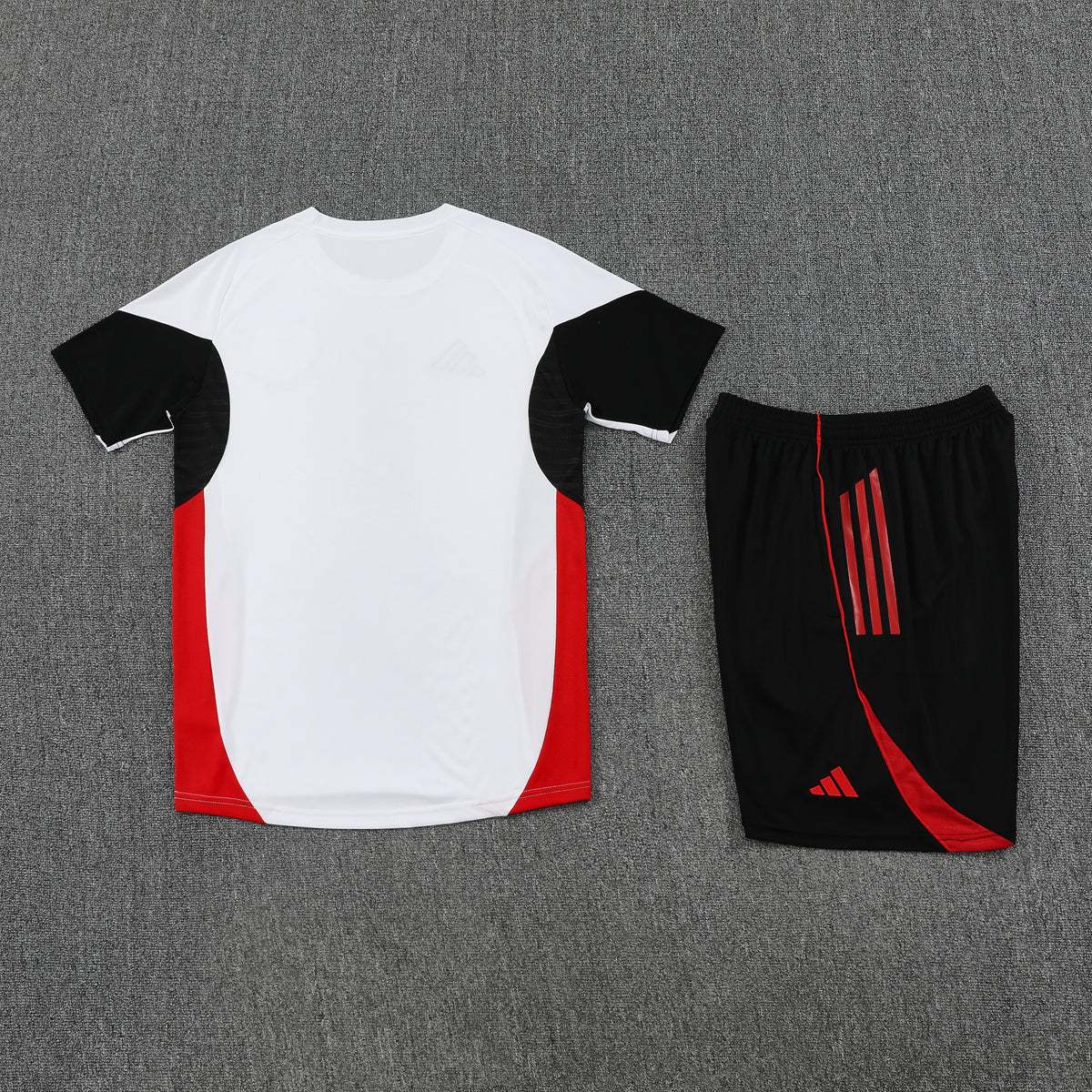 Manchester United Shorts Set-White and Black