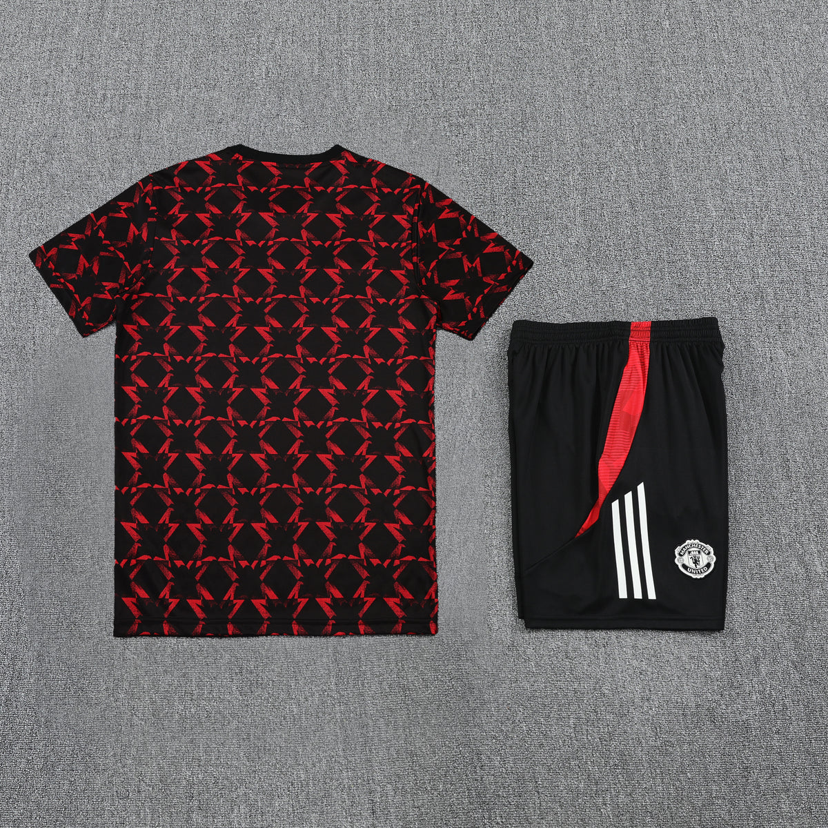 Manchester United Shorts Set-Red and Black