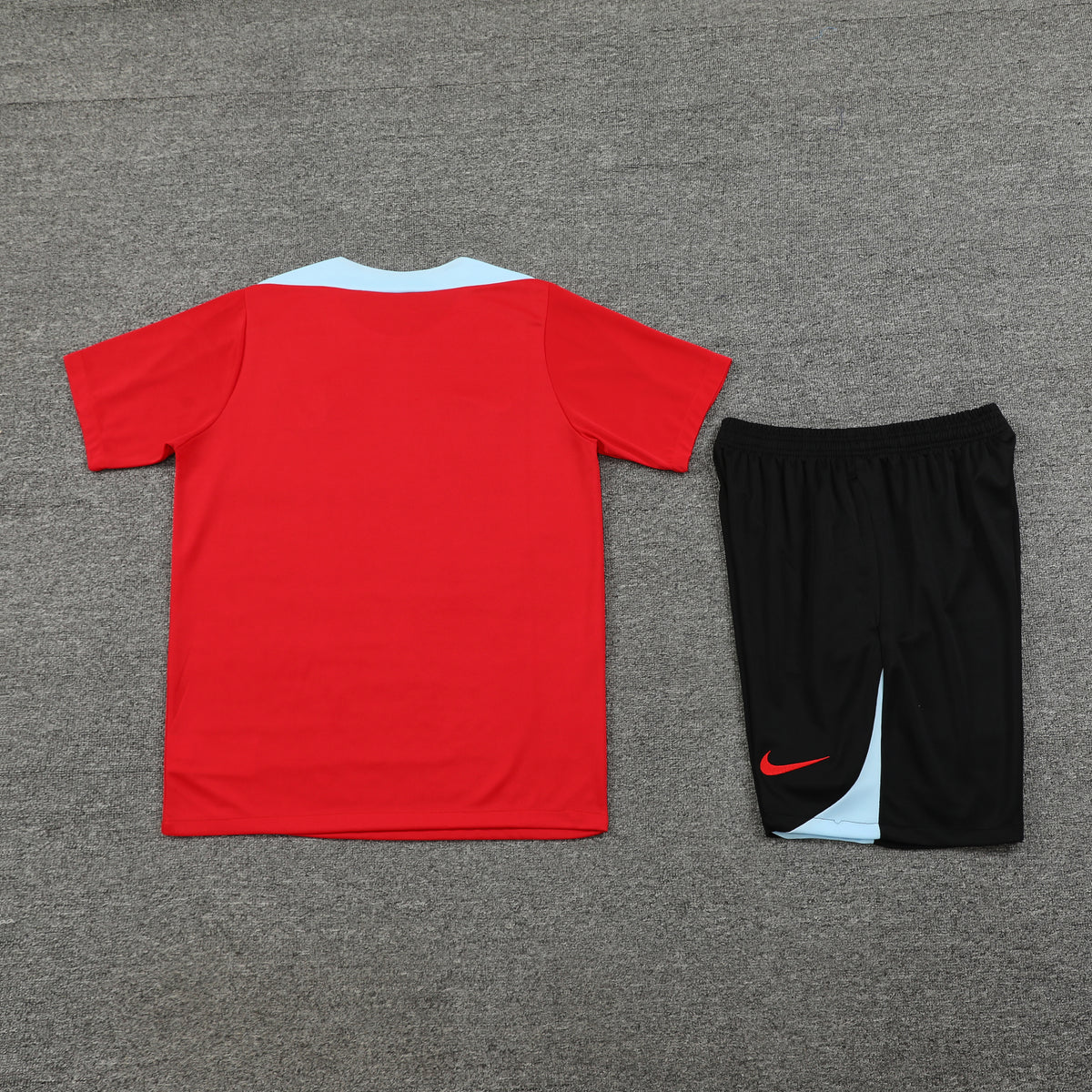 Barcelona Shorts Set-Red and Black