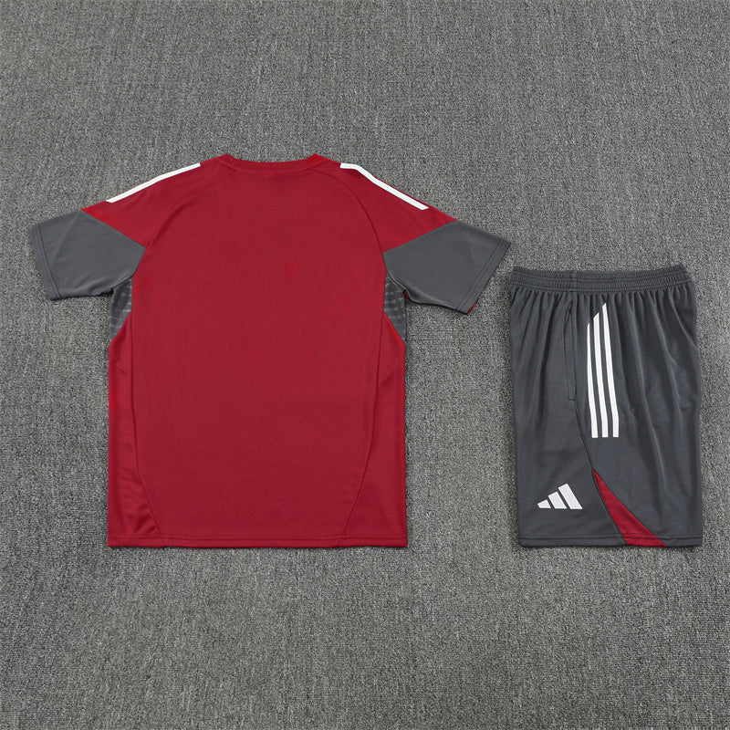 Arsenal Shorts Set-Red and Grey