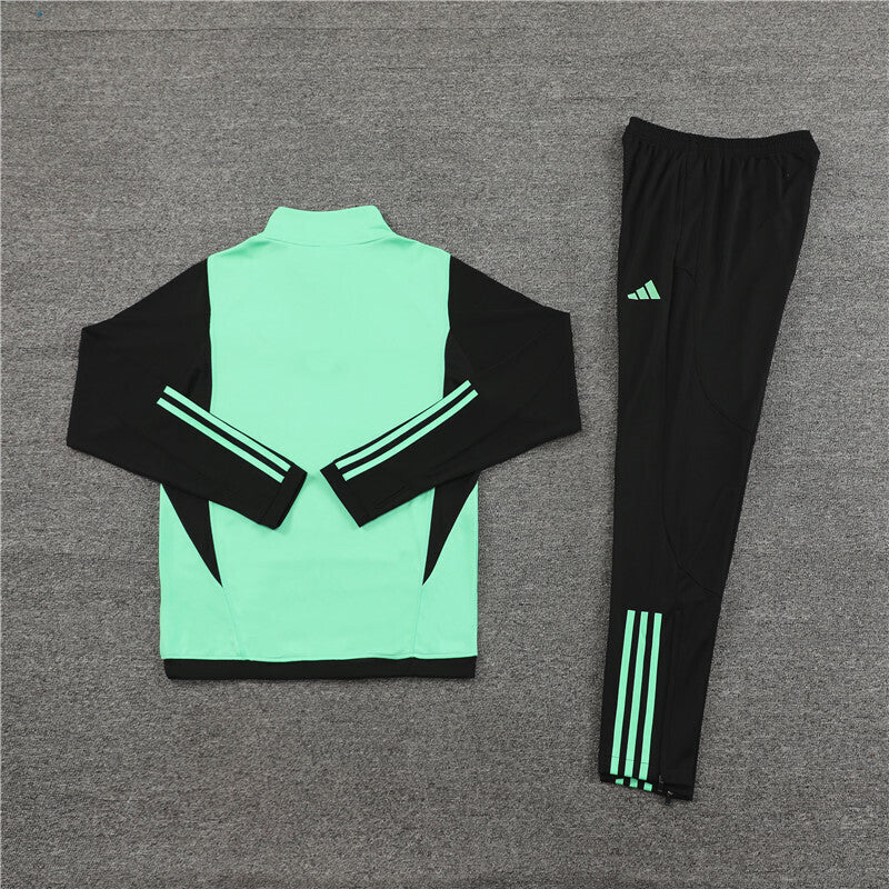 Real Madrid Tracksuit-Light Green and Black
