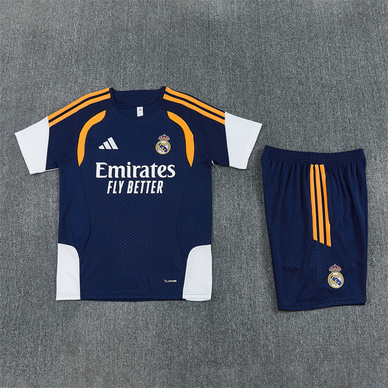 Real Madrid Shorts Set-Navy Blue and White