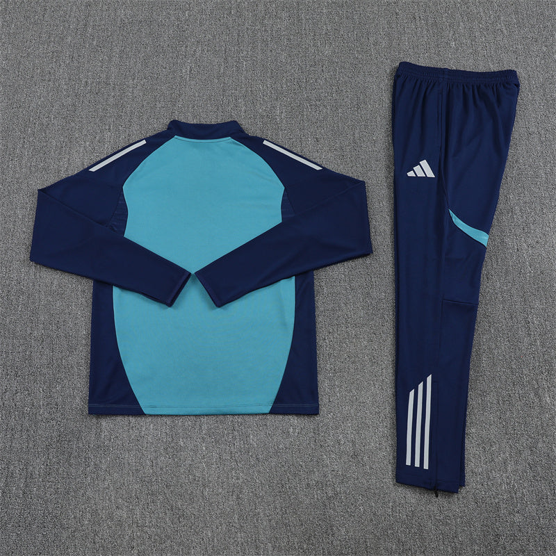 Arsenal Tracksuit-Light Blue and Navy Blue