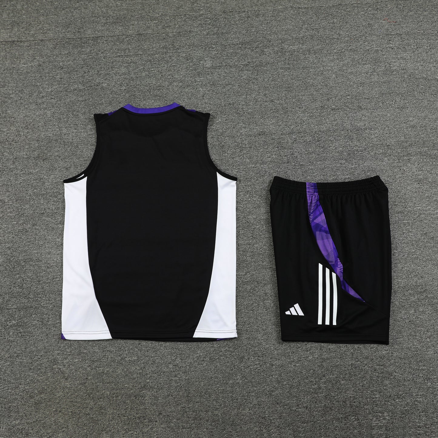 Real Madrid Vest Set-Black and White