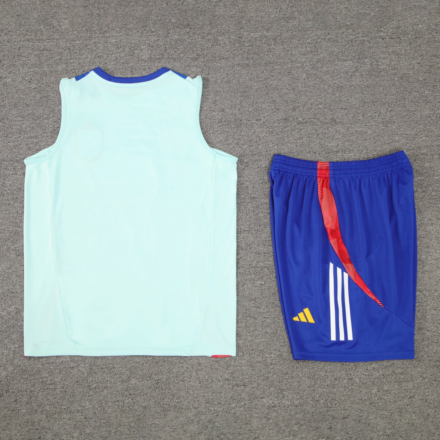 Spain Vest Set-Light Blue and Dark Blue