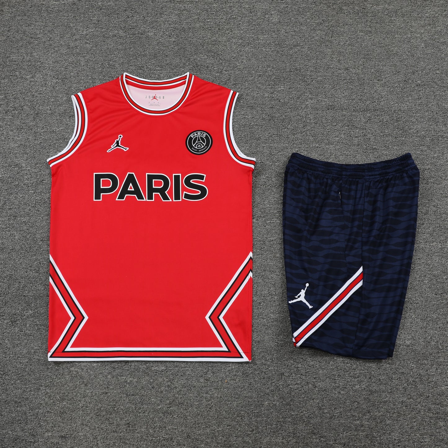 PSG Vest Set-Red and Navy Blue