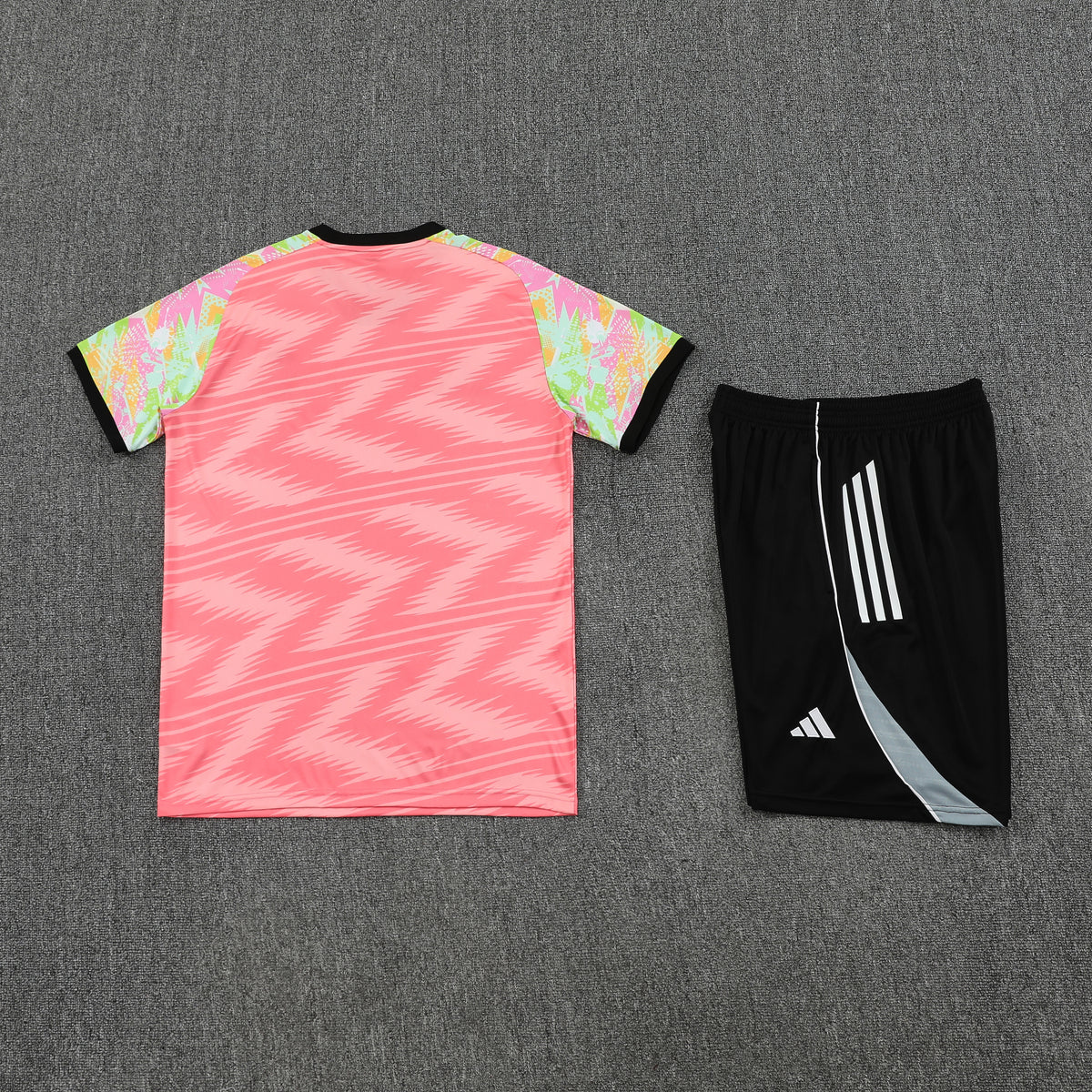 Real Madrid Shorts Set-Pink and Black