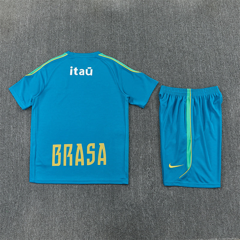 Brazil Shorts Set-Blue