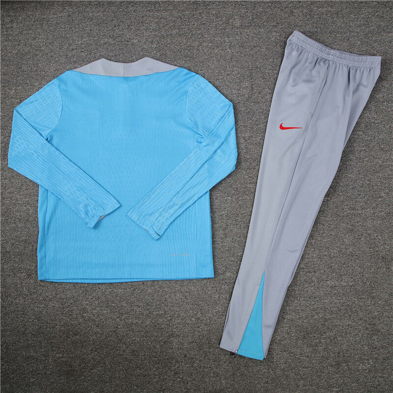 Atletico Madrid Tracksuit-Light Blue and Grey