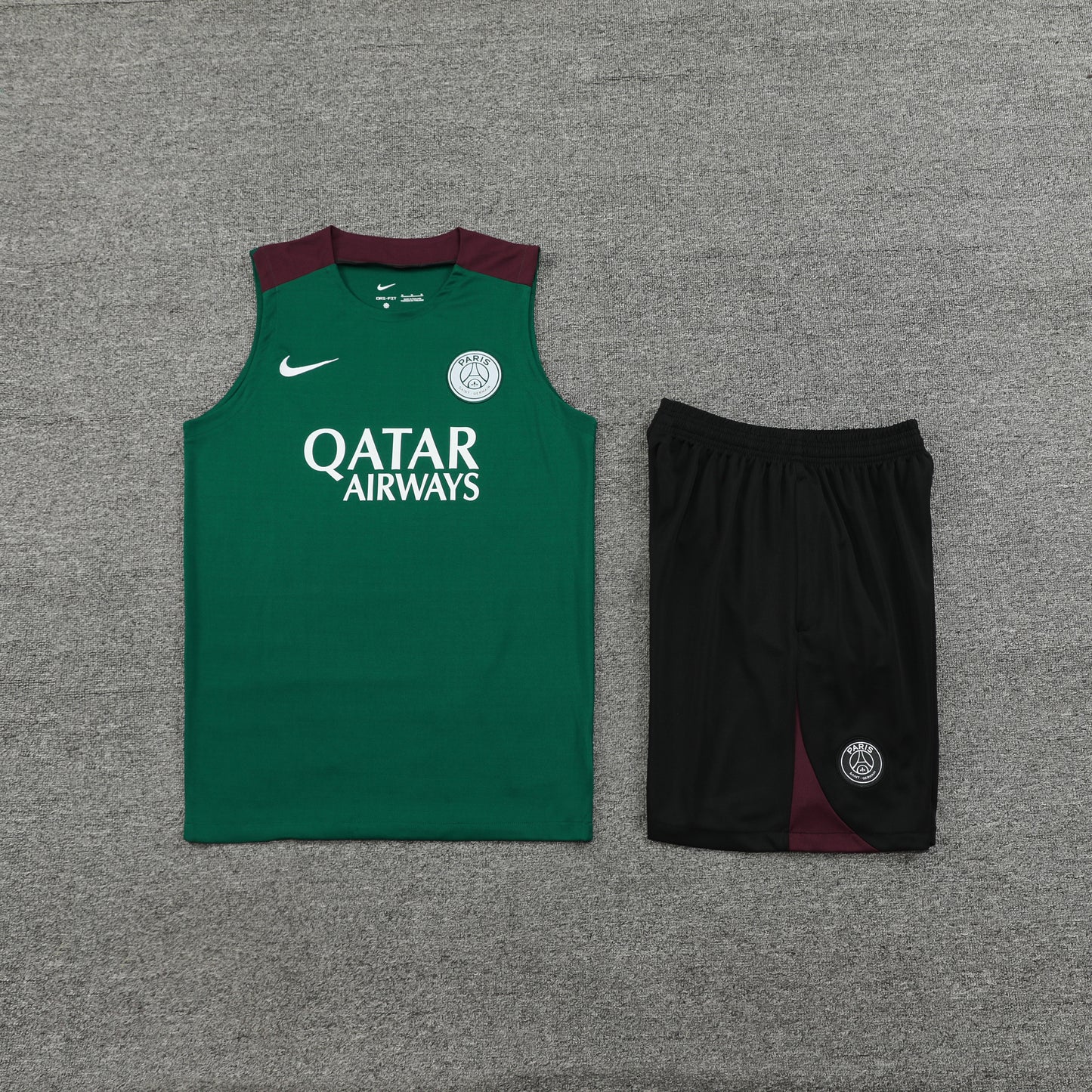 PSG Vest Set-Green and Black