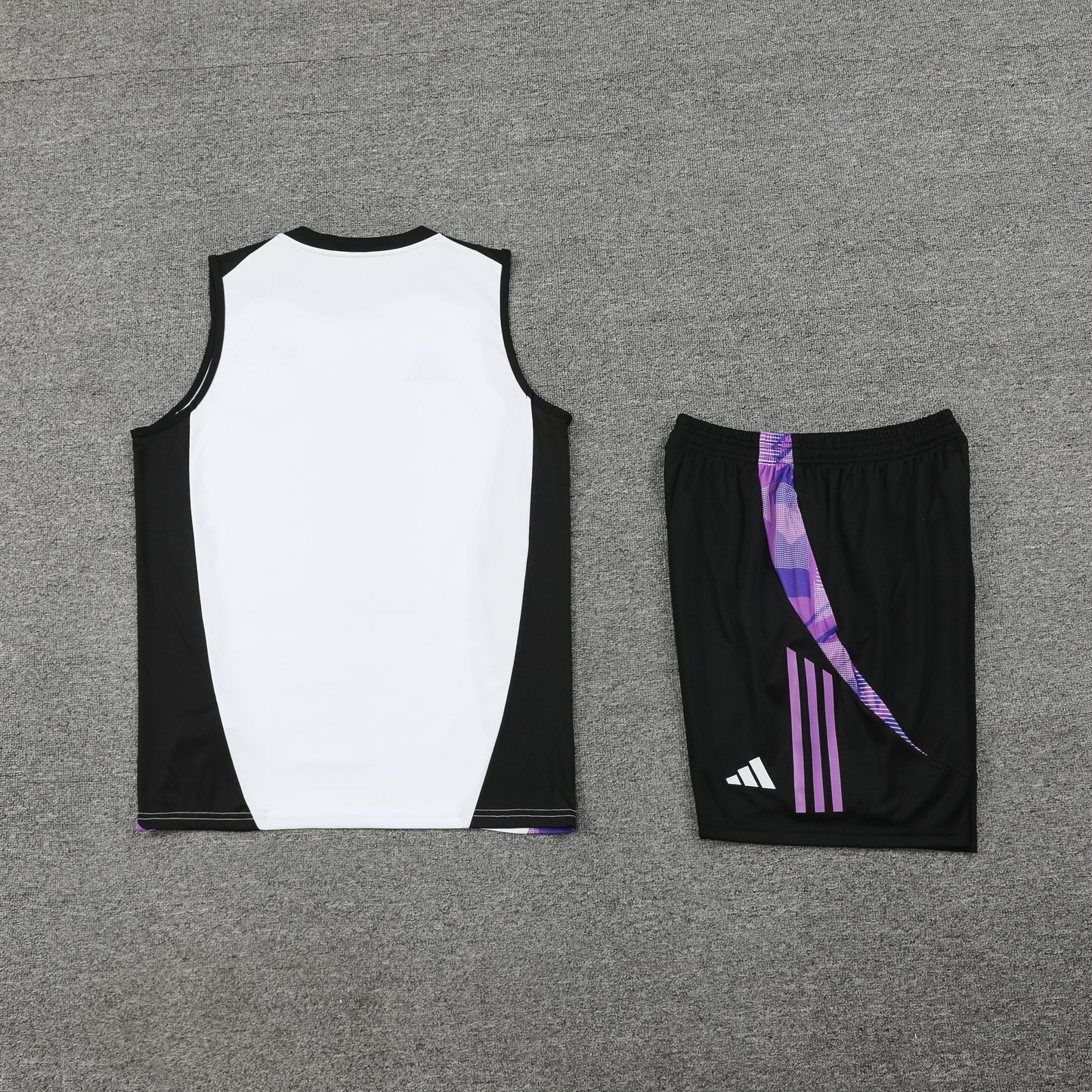 Germany Vest Set-White and Black