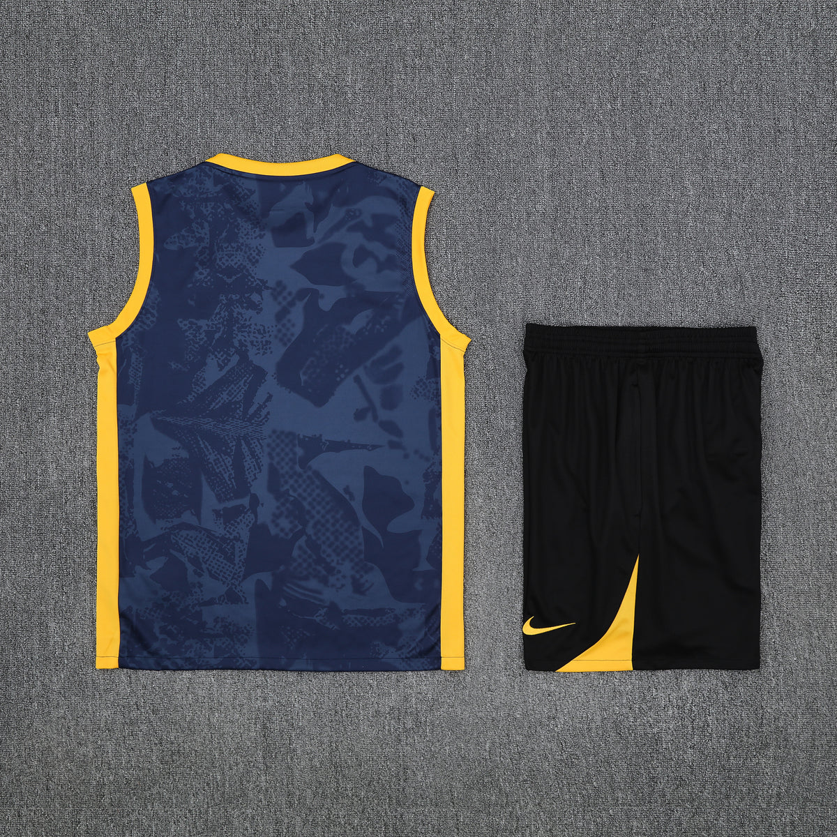 Inter Milan Vest Set-Dark Grey and Black