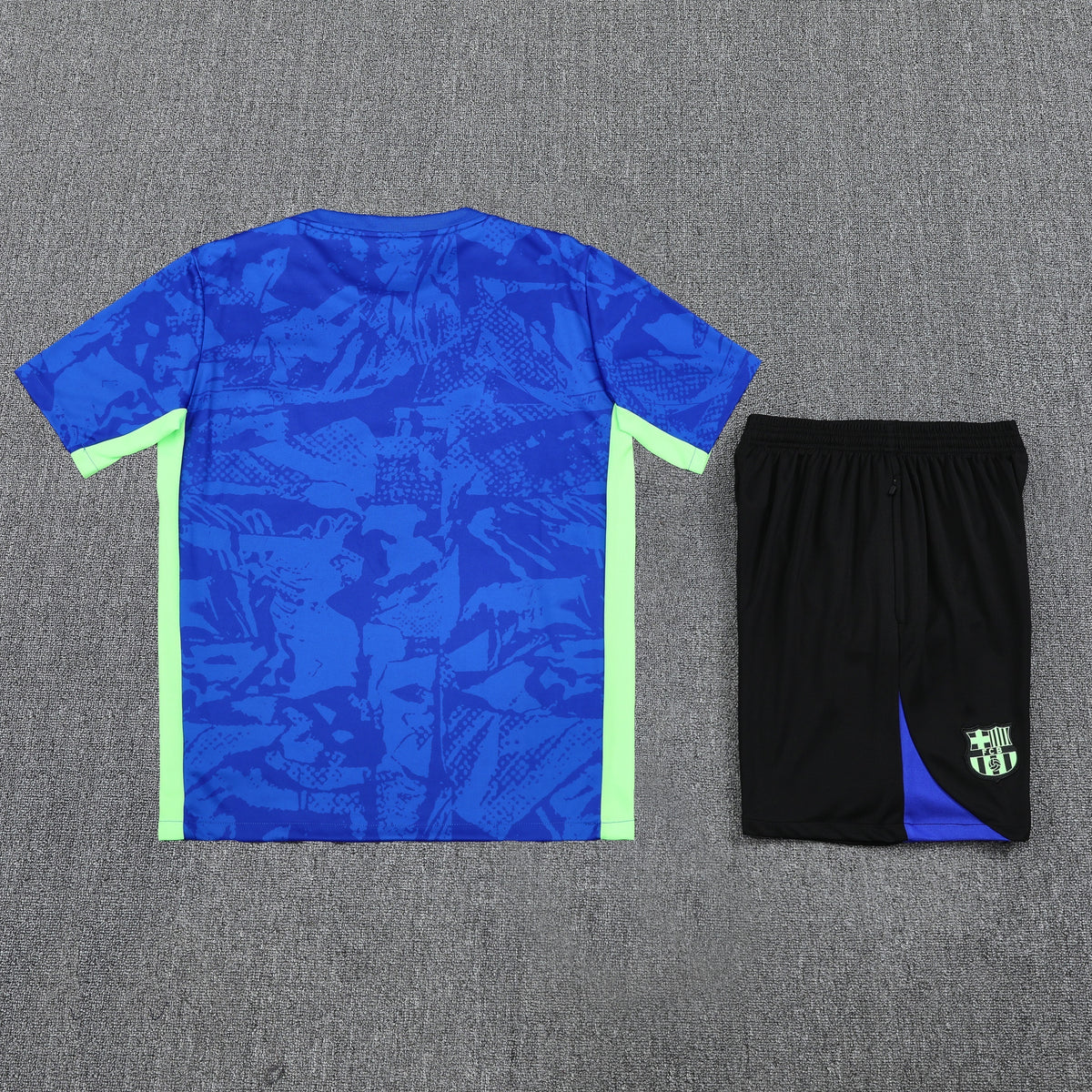 Barcelona Shorts Set-Blue and Black