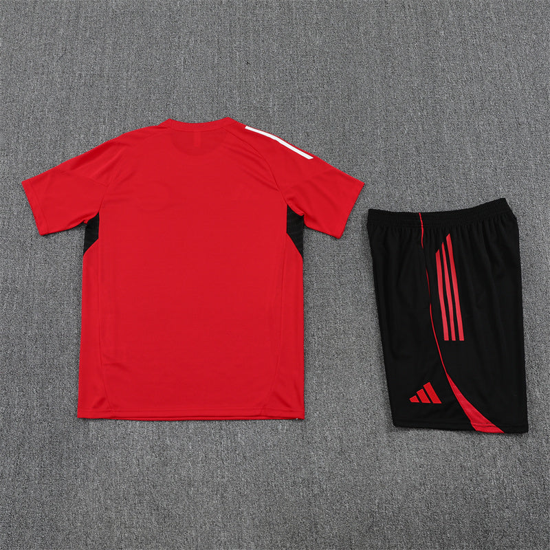 Manchester United Shorts Set-Red and Black