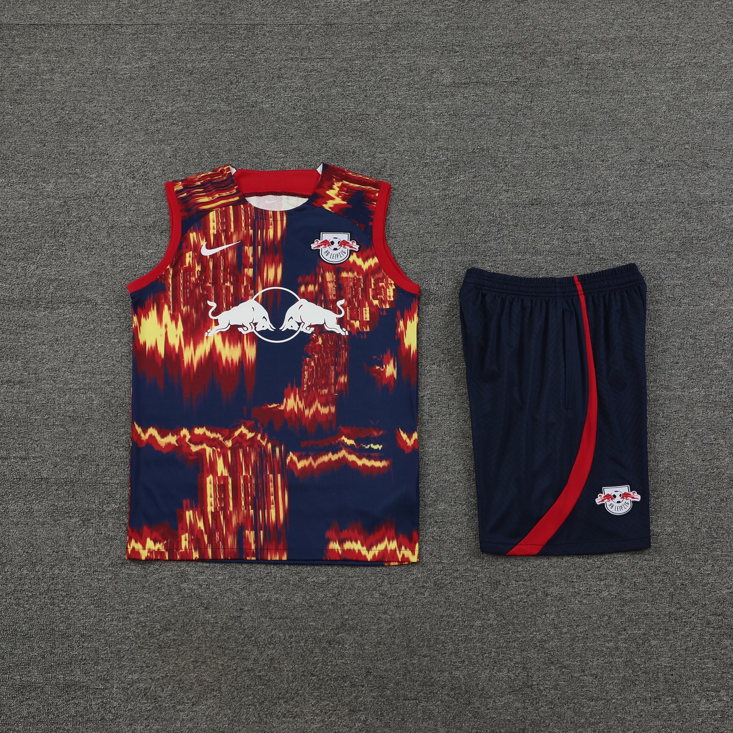 RB Leipzig Vest Set-Orange and Black