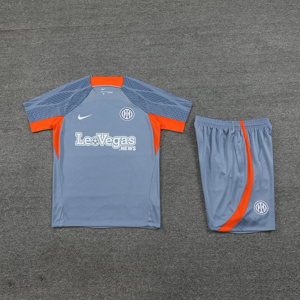 Inter Milan Shorts Set-Grey