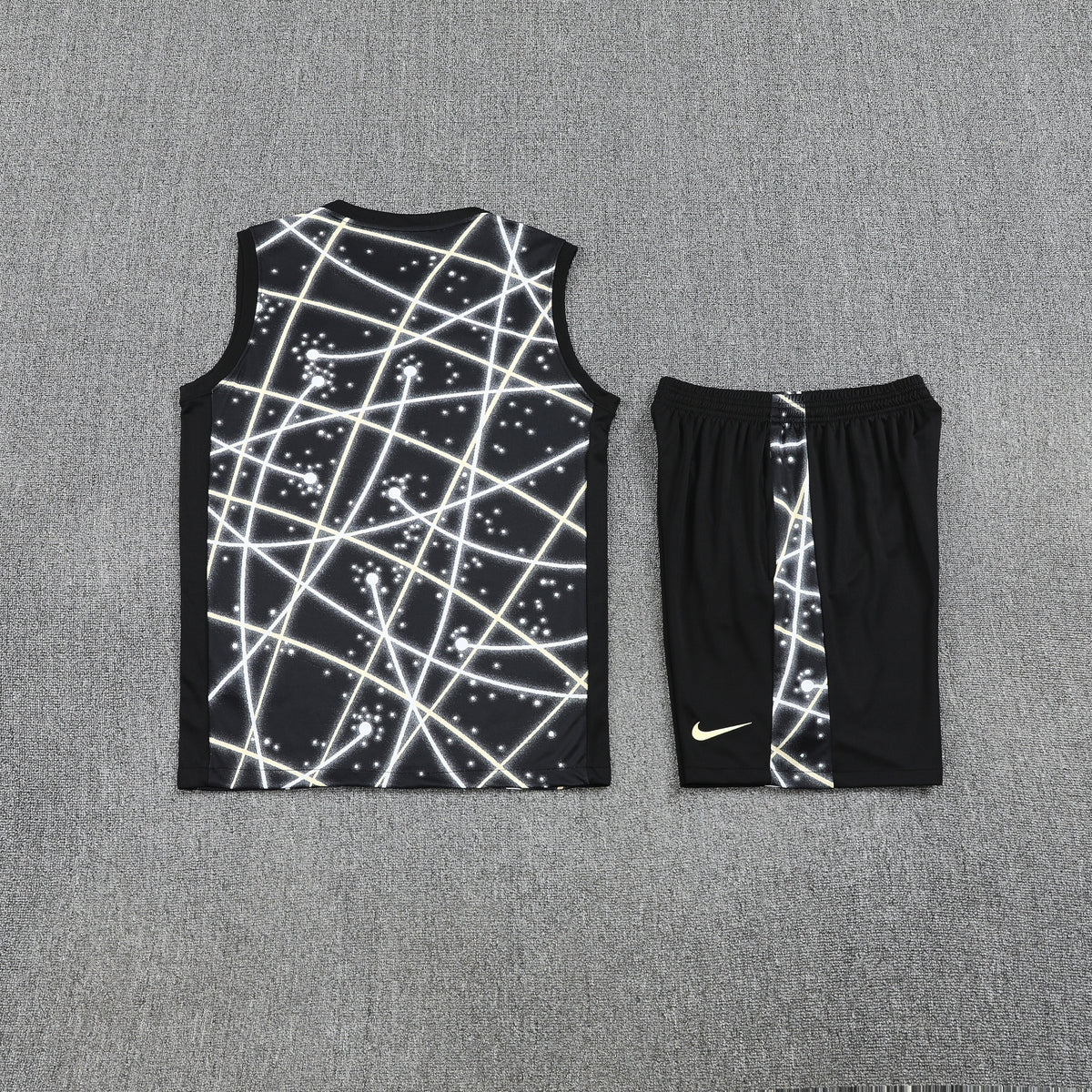 Chelsea Vest Set-Black and White