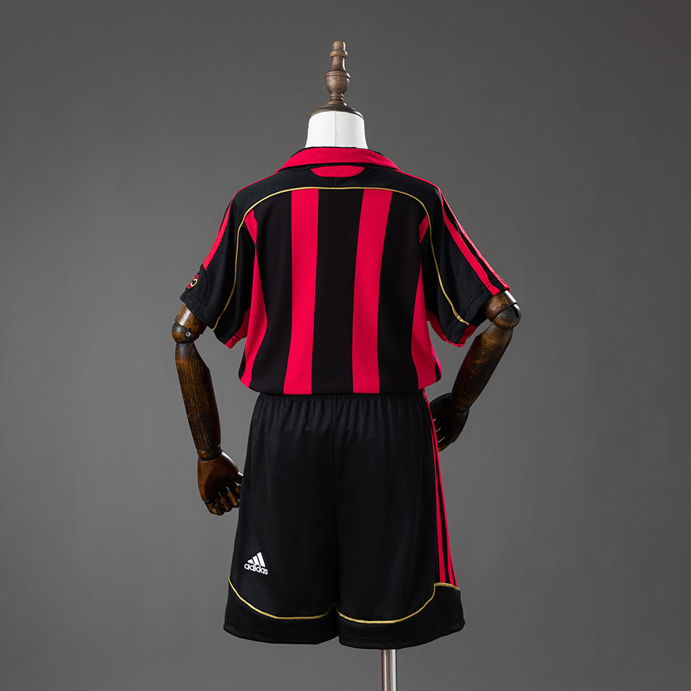 AC Milan 06/07 Home Retro Kids Kit
