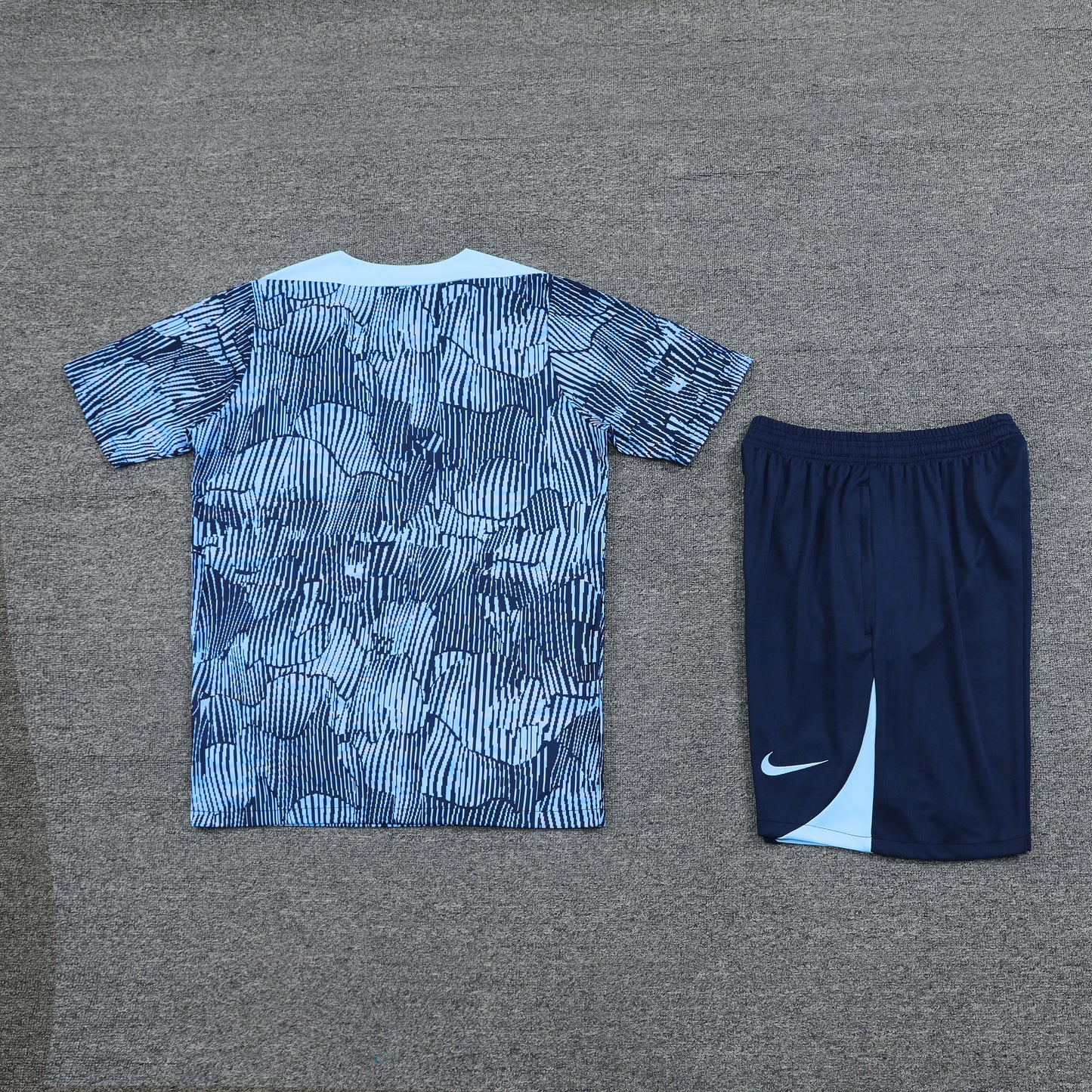 PSG Shorts Set-Blue and Navy Blue