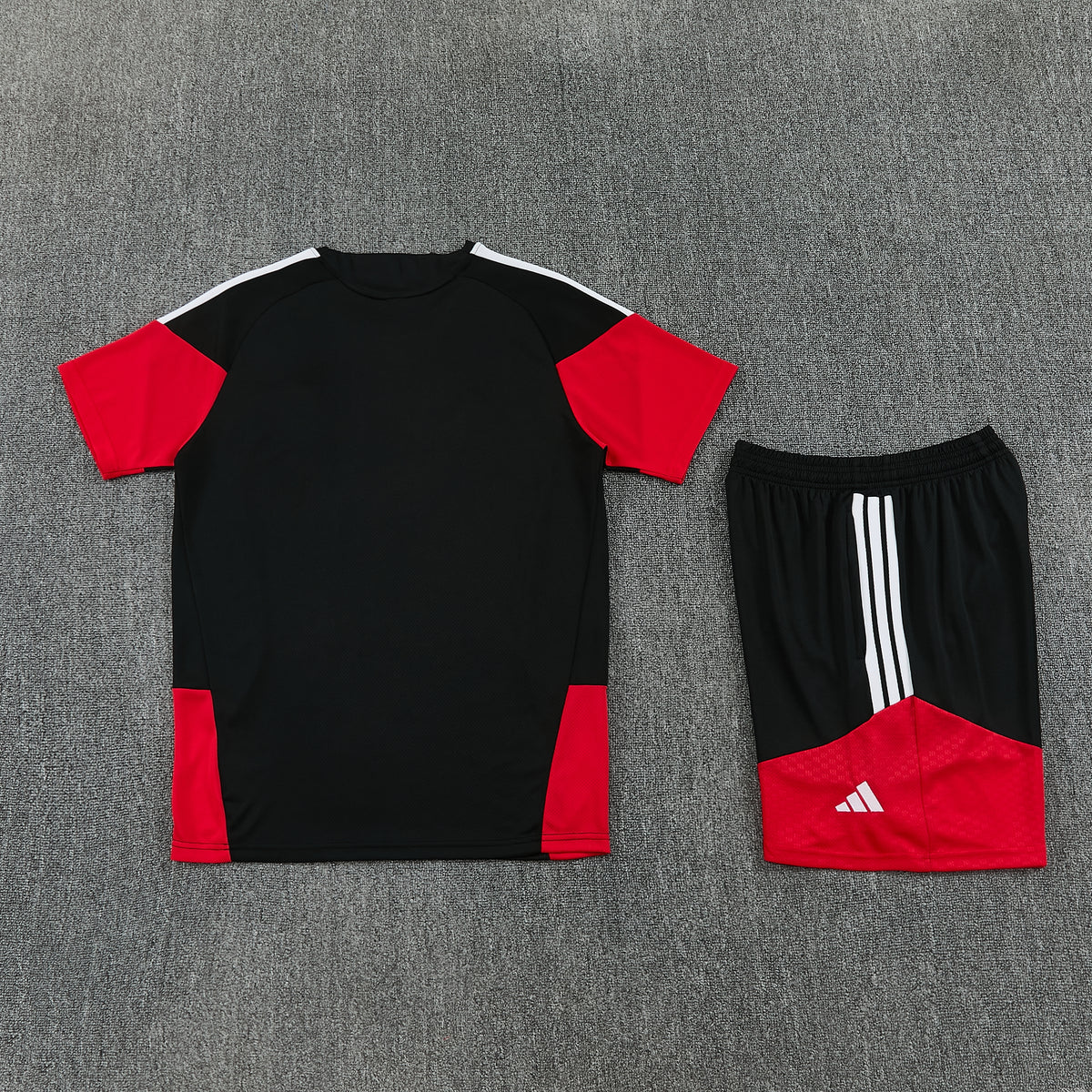 Germany Shorts Set-Black and Red