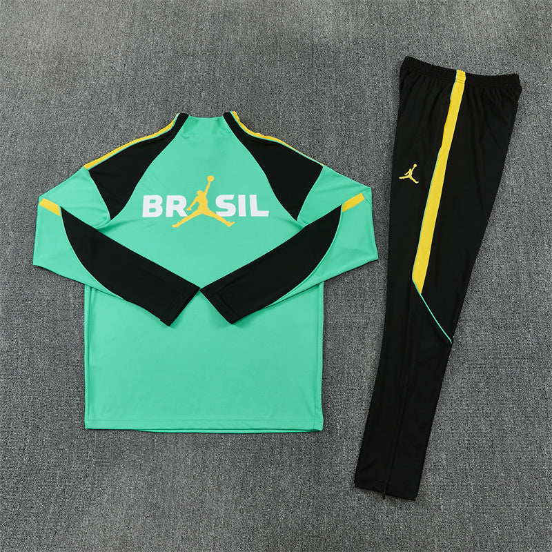Brazil Tracksuit-Green and Black