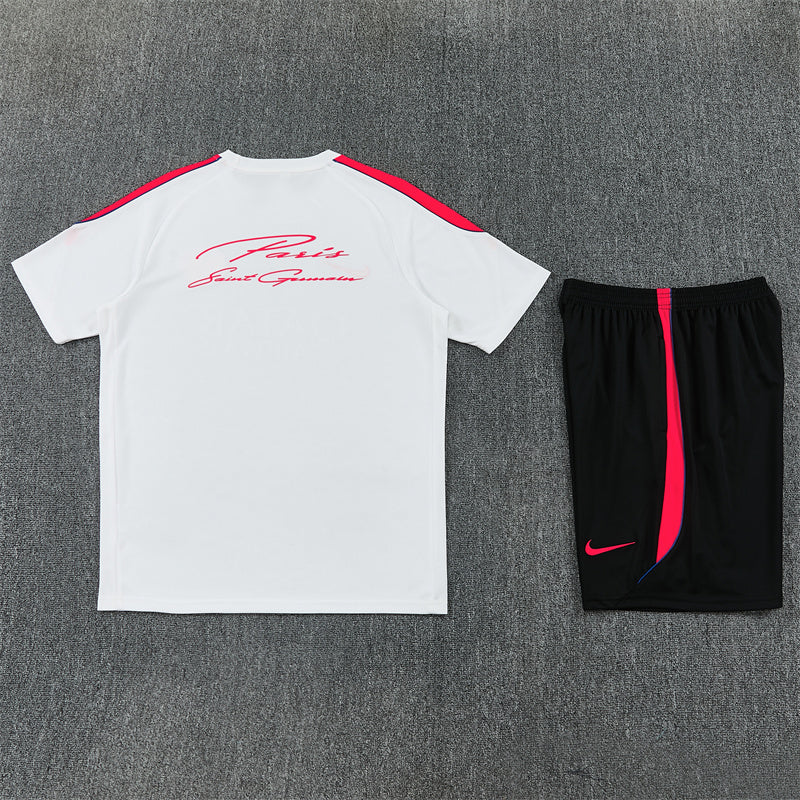 PSG Shorts Set-White and Black