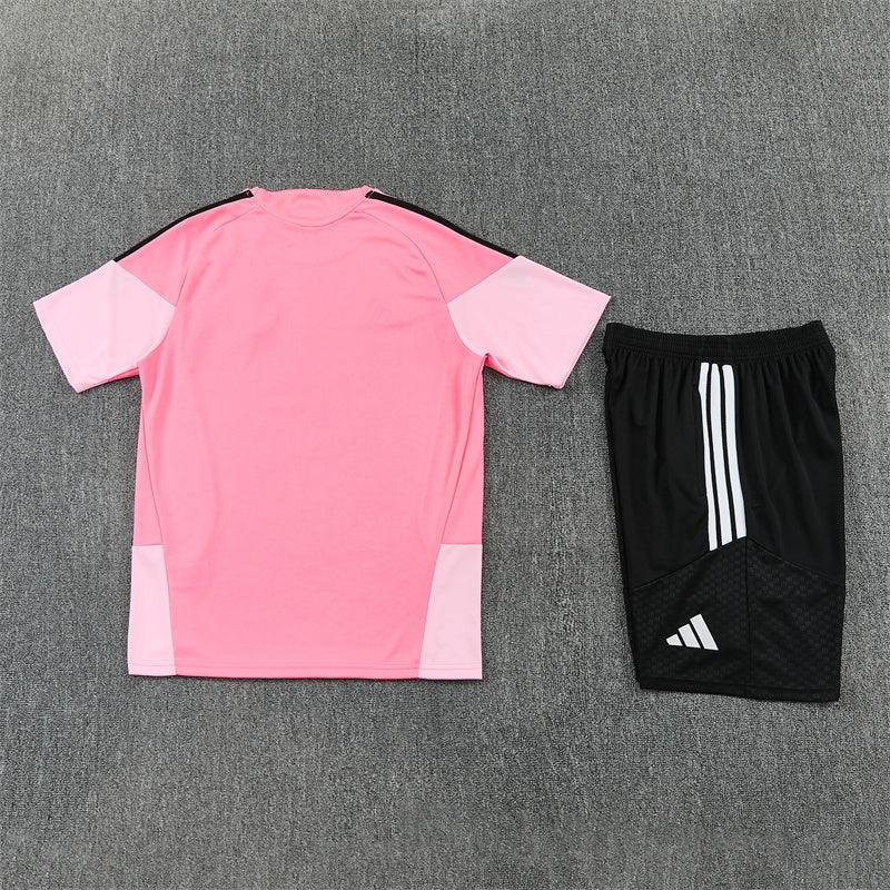 Inter Miami Shorts Set-Pink and Black