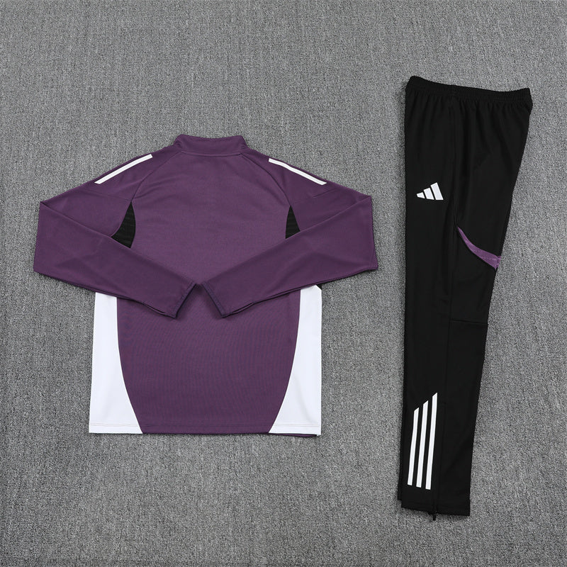 Manchester United Tracksuit-Purple and Black