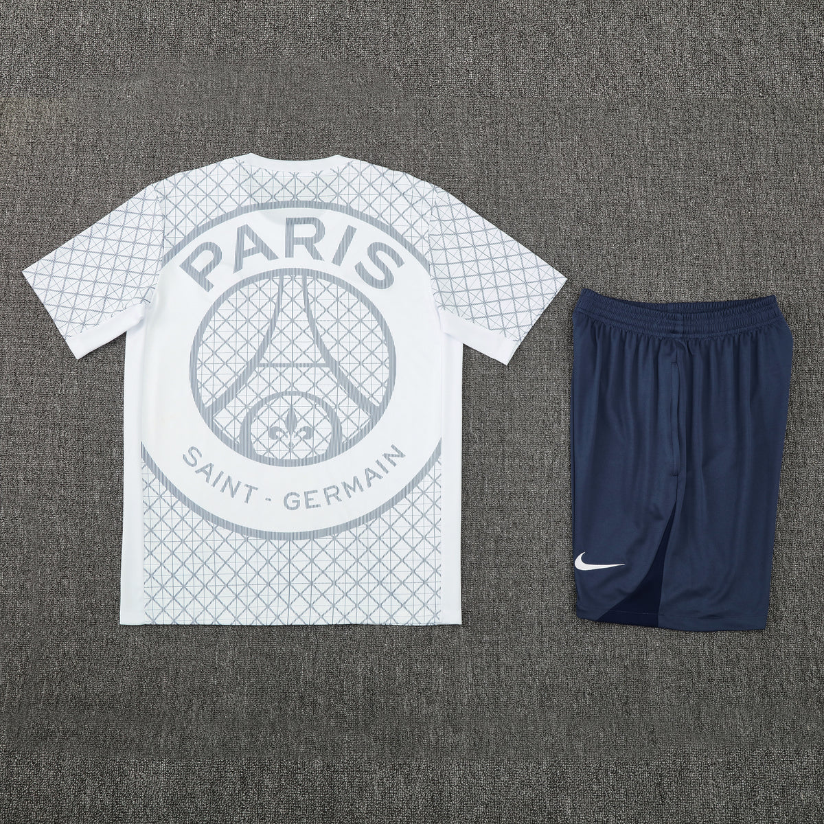 PSG Shorts Set-White and Grey