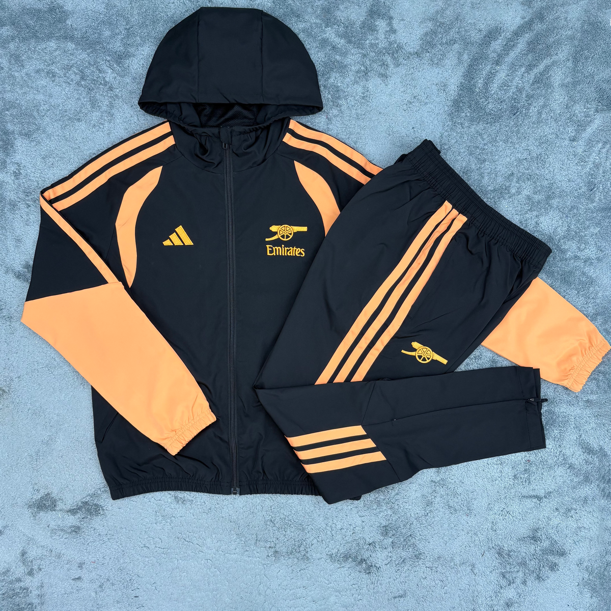 Arsenal Windbreaker Set - Navy & Orange