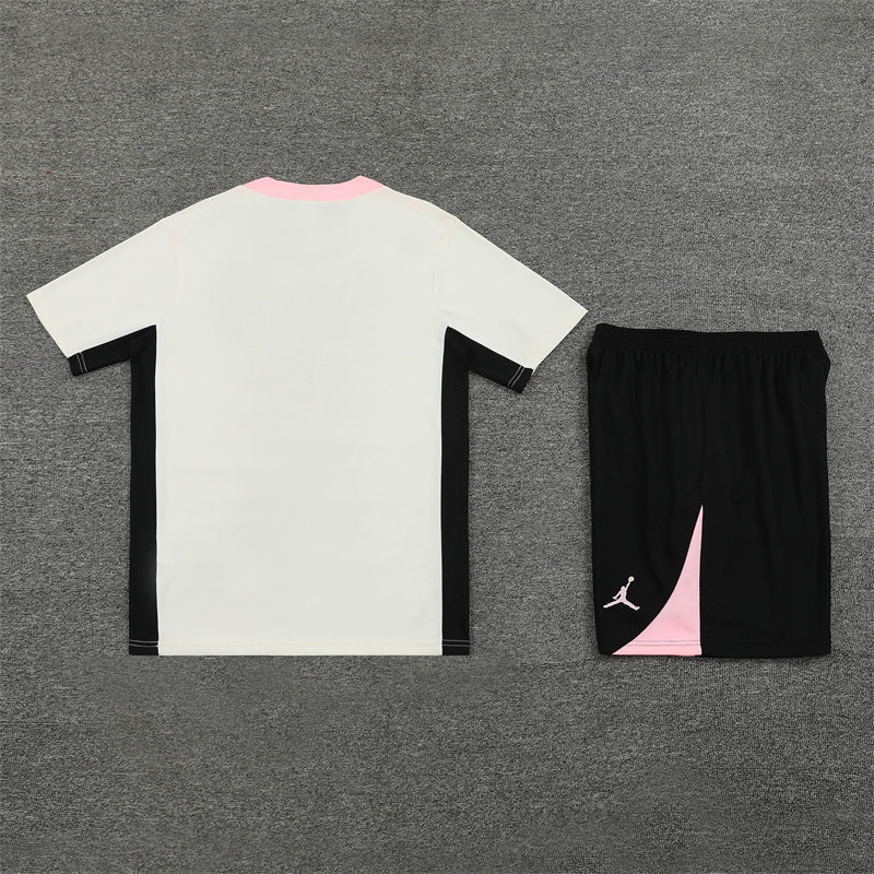 PSG Shorts Set- White and Black