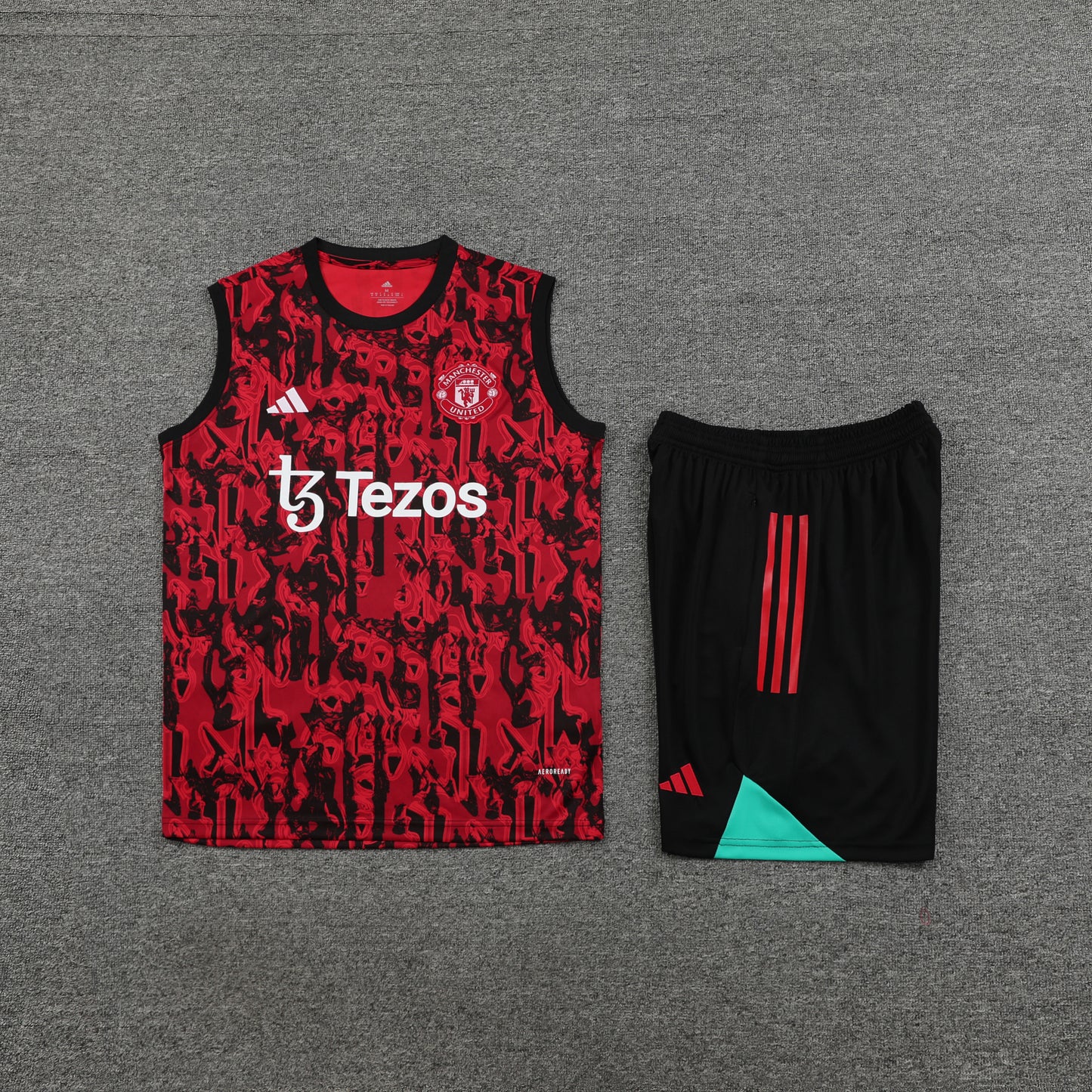 Manchester United Vest Set-Red and Black