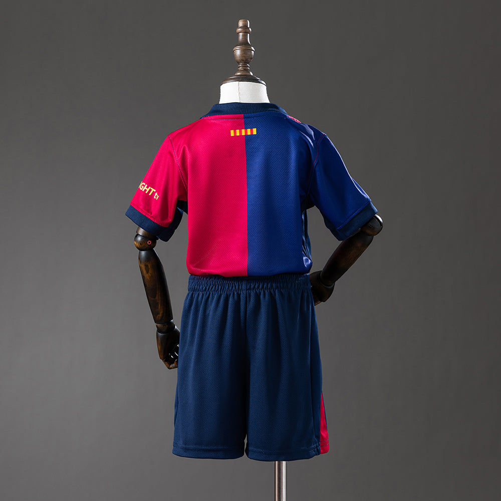 Barcelona 24/25 Home kids kit Jersey