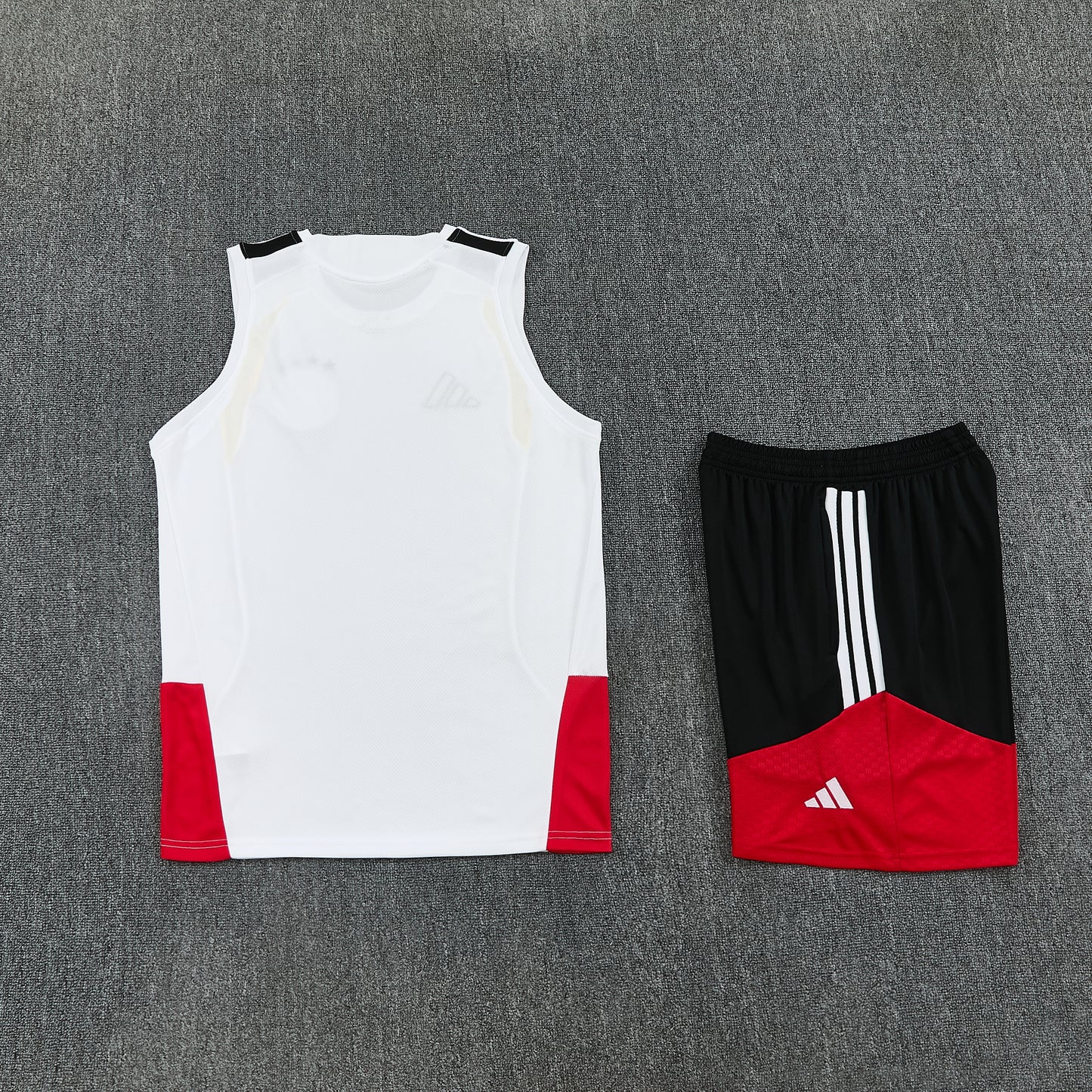 Germany Vest Set-White and Black