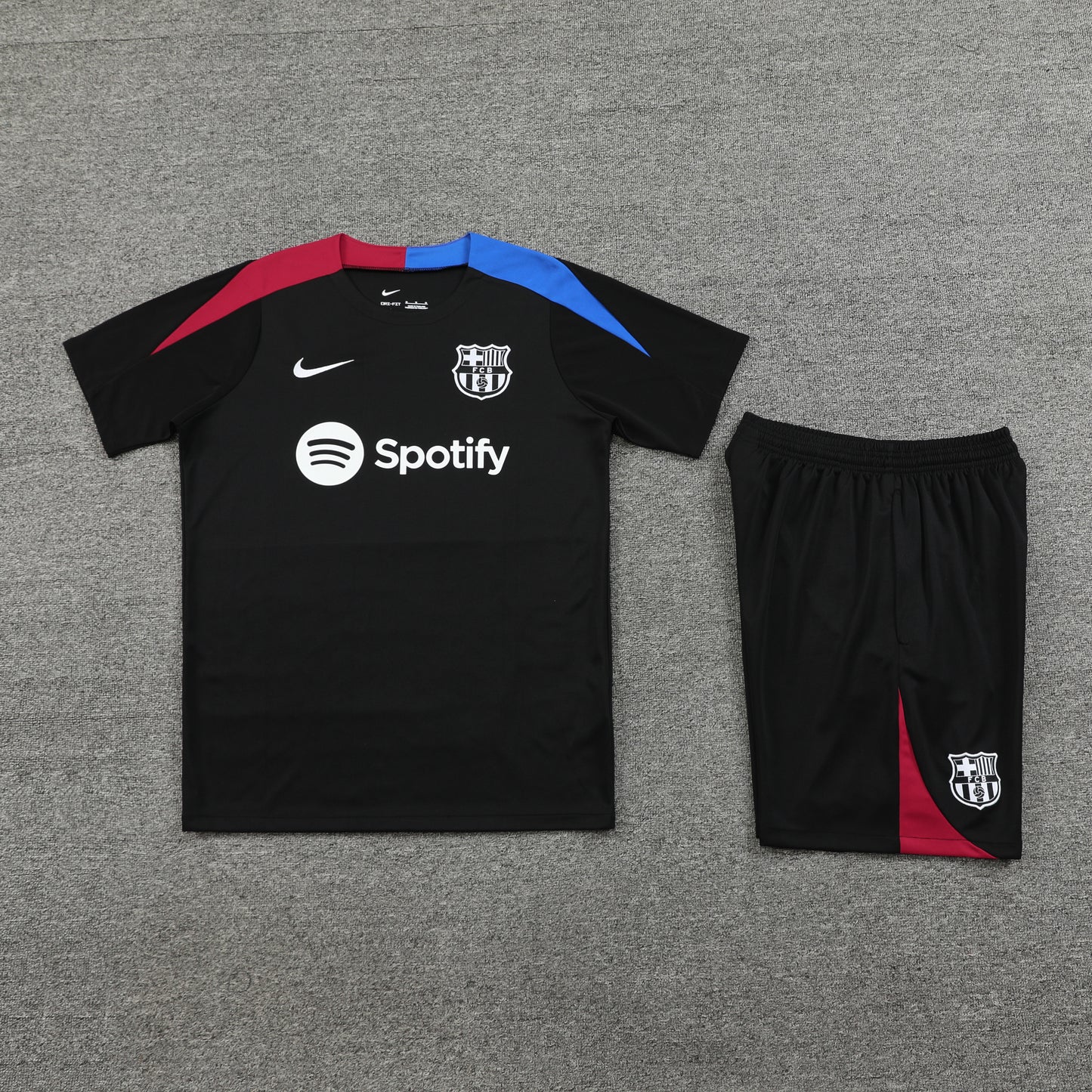 Barcelona Shorts Set-Black